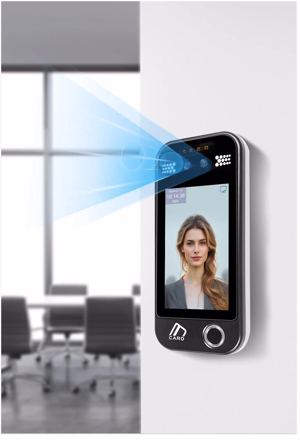 Varito VT-AI67FW Waterproof Dynamic Face-Fingerprint Recognition Terminal