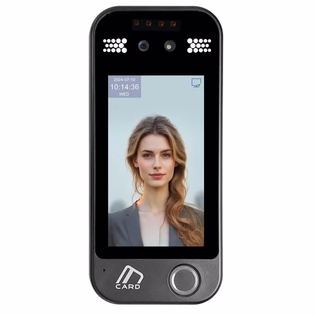 Varito VT-AI67FW Waterproof Dynamic Face & Fingerprint Recognition Terminal
