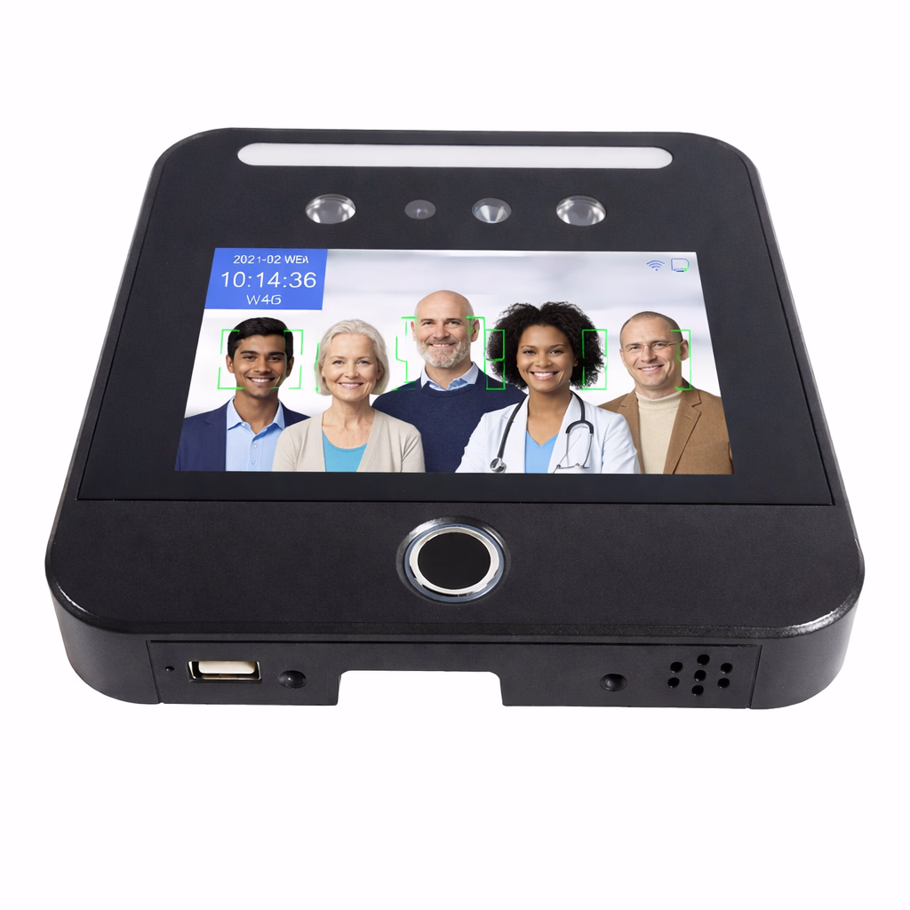Facial Recognition, ID Card and Password Reader