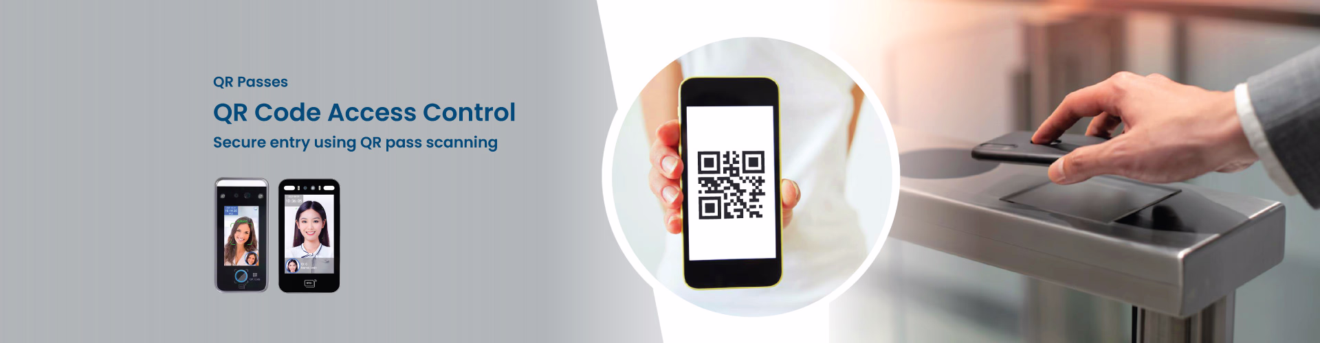 QR Code Access Control Banner