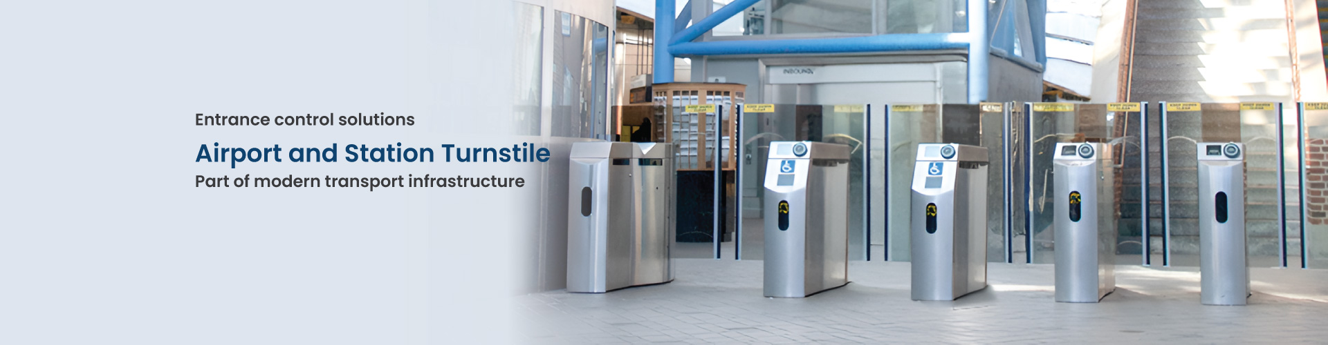 Airport and Metro Station Turnstile Banner