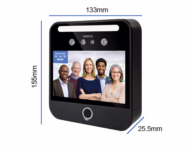 Facial Recognition, ID Card and Password Reader