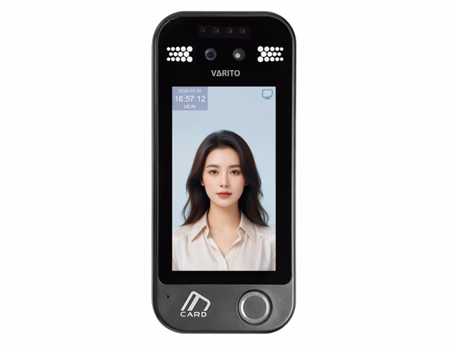 Varito VT-AI67FW Waterproof Dynamic Face-Fingerprint Recognition Terminal