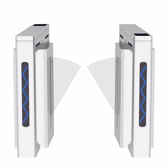 VARITO VT-B9F flap barrier gate for access control and pedestrian security management